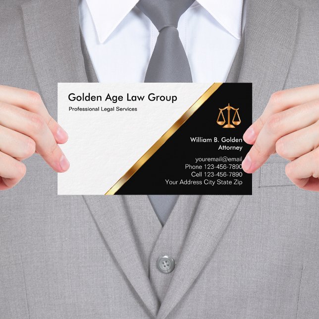 Classy Attorney And Legal Services Business Card (Creator Uploaded)