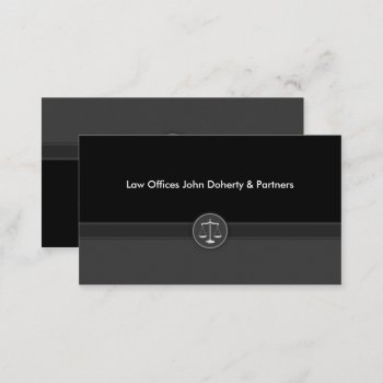 Classy Attorney At Law | Lawyer Business Card by wierka at Zazzle