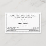 Classy Attorney At Law | Lawyer Business Card at Zazzle