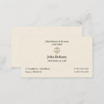 Classy Attorney At Law | Lawyer Business Card at Zazzle