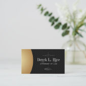 Classy Attorney Business Cards (Standing Front)