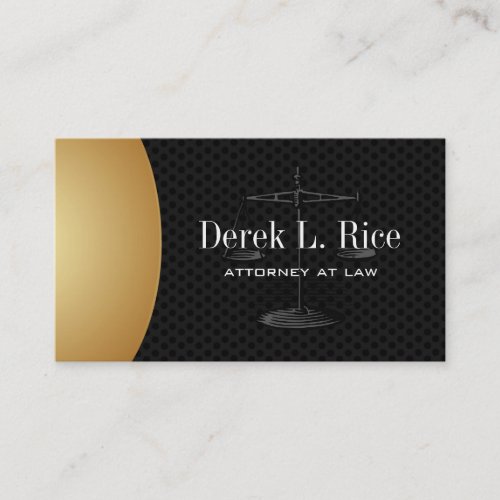Classy Attorney Business Cards