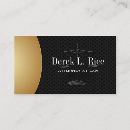 Customizable Classy Attorney Business Cards