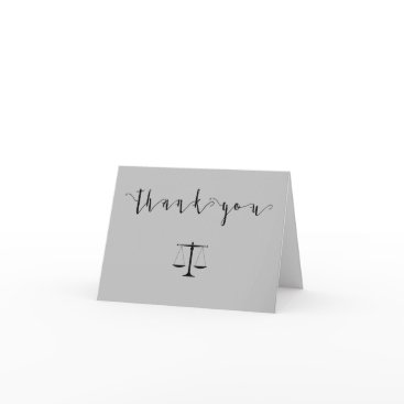 Classy Attorney Thank You Card Classy Attorney Thank You Card