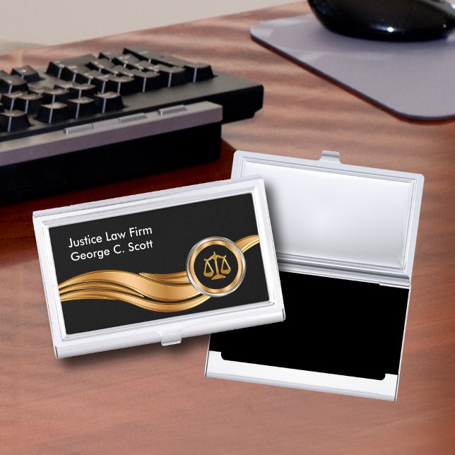 Classy Attorney Theme Business Card Holder (Creator Uploaded)