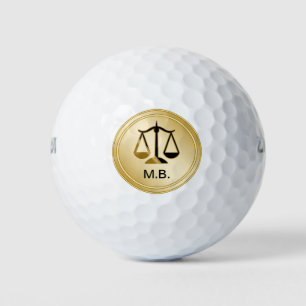 Classy Attorney Theme Golf Balls