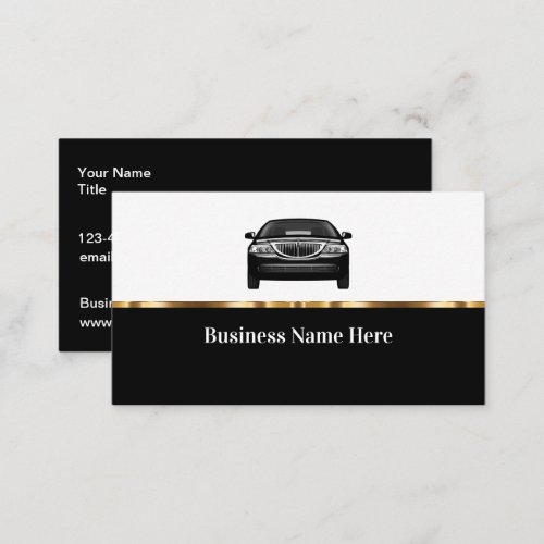 Classy Automotive Business Card Template