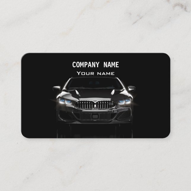 Classy Automotive Business Design Business Card (Front)