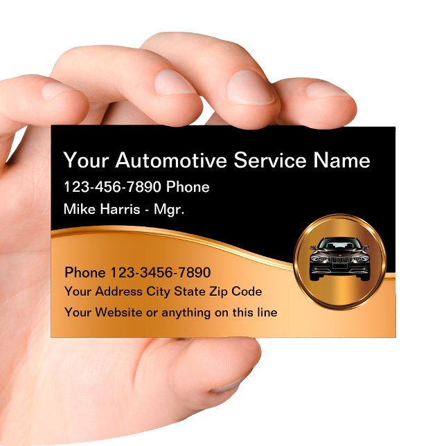 Classy Automotive Business Design Card (Creator Uploaded)