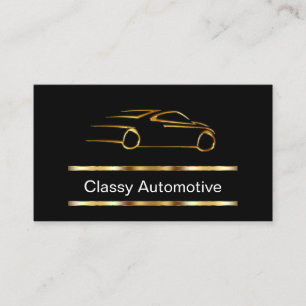 Classy Automotive Car Theme Business Card