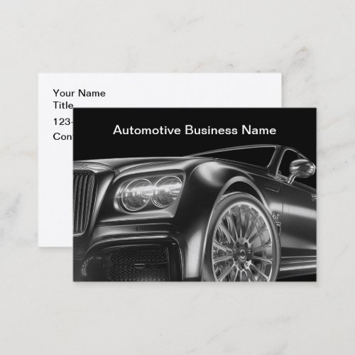 Classy Automotive Luxury Business Cards