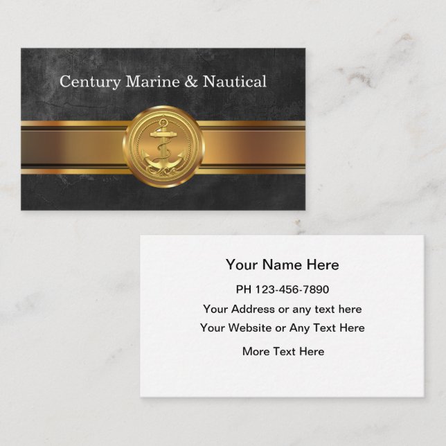 Classy Automotive Services Business Cards (Front/Back)