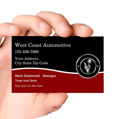 Classy Automotive Services Business Cards