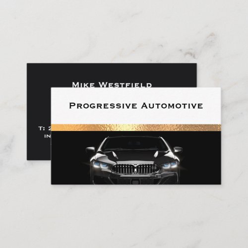 Classy Automotive Theme Business Card