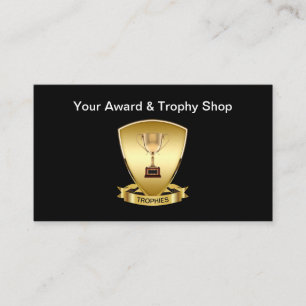 Classy Award & Trophy Shop Business Cards