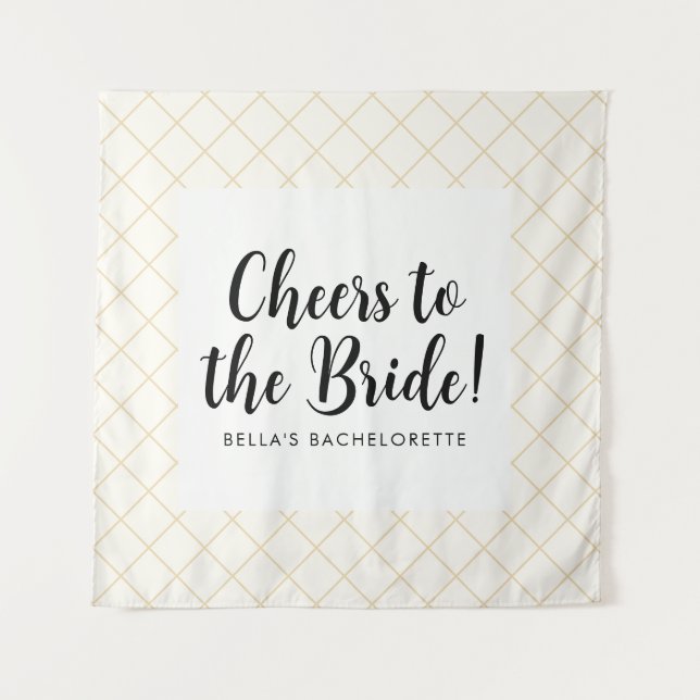 Classy Bachelorette Party Backdrop (Front)