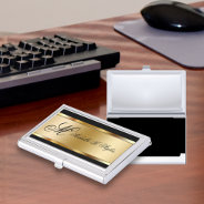 Classy Beauty Business Card Holders at Zazzle