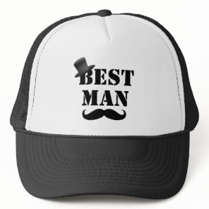 Classy Best Man Trucker Hat