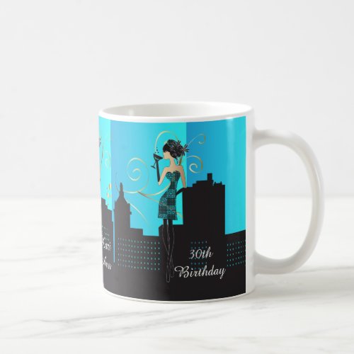 Classy Birthday or Bachelorette Diva Girl Coffee Mug