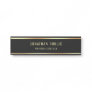 Classy Black And Gold Modern Sophisticated Door Sign