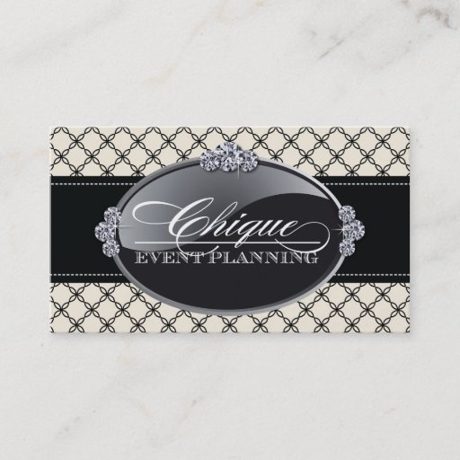 Customizable Classy Black and White Business Cards