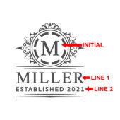 Classy Black Engraved Marble Wine Chiller (Design)