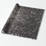 Classy Black Glitter Shiny Glimmer Glamour Wrapping Paper