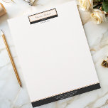 Classy Black Ivory Business Letterhead<br><div class="desc">Classy Black Ivory Business Letterhead.
A perfect blend of timeless sophistication and modern simplicity. 
With its elegant vintage font and minimalist design,  this letterhead brings a touch of class and professionalism,  making it an ideal choice for all your business correspondence needs.</div>