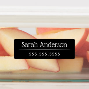Phone Number Labels | Zazzle