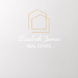Classy Black Real Estate Wall Decal
