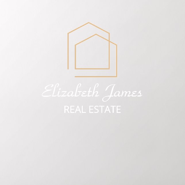 Classy Black Real Estate Wall Decal (Insitu 2)