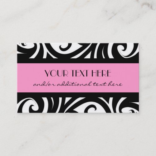 Classy Black &amp; White Business Card Template