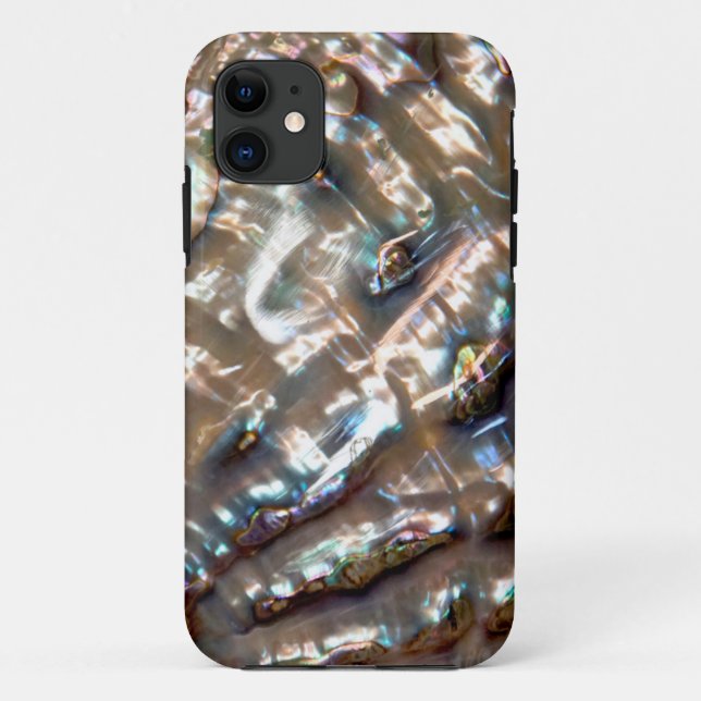 Classy Bling Abalone Shell Design Case-Mate iPhone Case (Back)