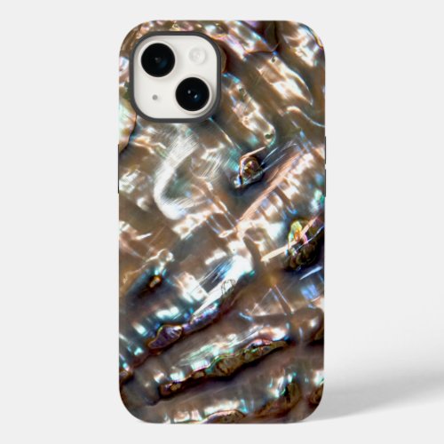 Classy Bling Abalone Shell Design Case_Mate iPhone 14 Case