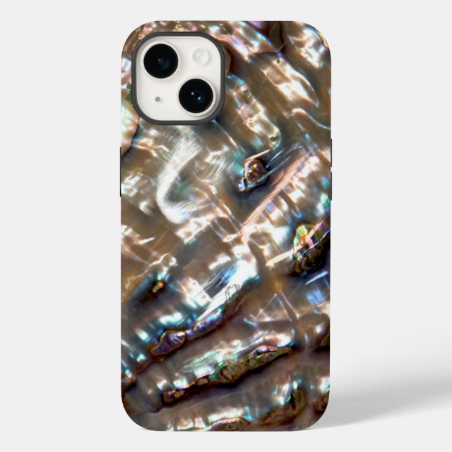 Classy Bling Abalone Shell Design Case-Mate iPhone Case (Back)