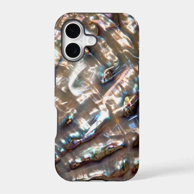 Classy Bling Abalone Shell Design Iphone Case (Back)