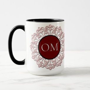 Classy Blush Pink Mandala OM Mug