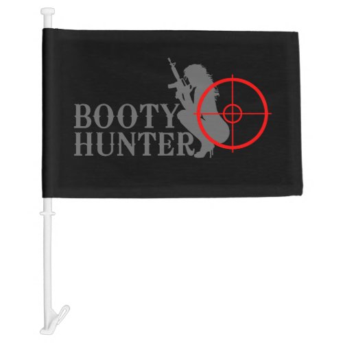 Classy Booty Hunter Car Flag