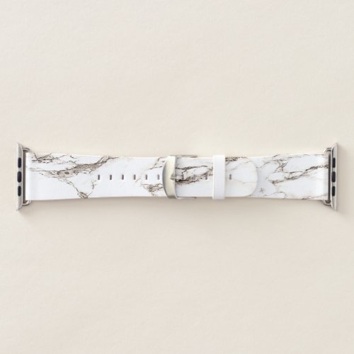 Classy Brown Marble Apple Watch Band