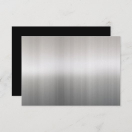 Classy Brushed Aluminum (Front/Back)