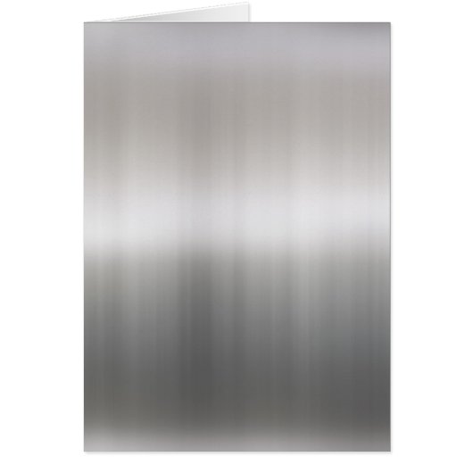 Classy Brushed Aluminum Cards (Front)