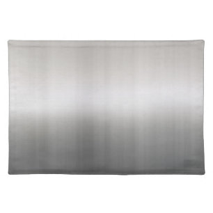 Classy Brushed Aluminum Cloth Placemat