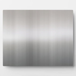 Classy Brushed Aluminum Plaque