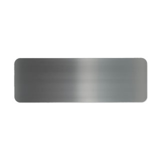 Classy Brushed Metal Textured Label