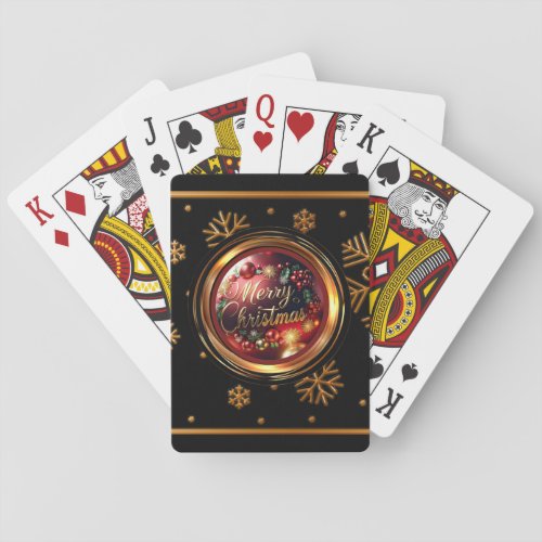 Classy Budget Christmas Theme Stocking Stuffer  Poker Cards