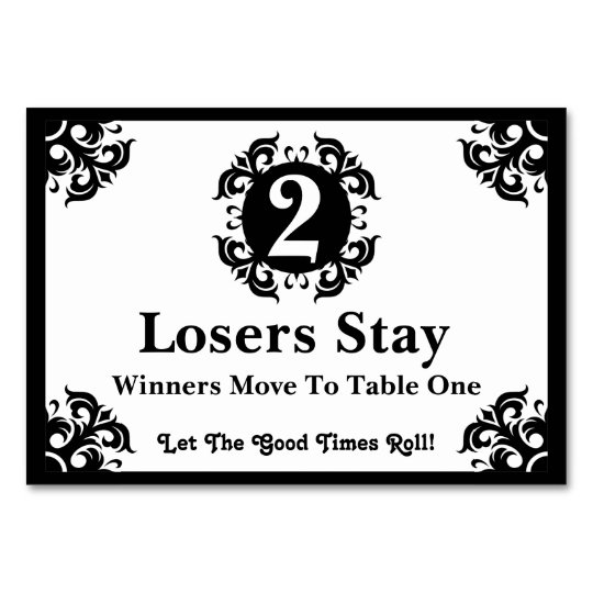 Classy Bunco Table Card 2 Zazzle classy-bunco-table-card-2-zazzle