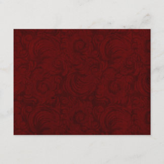 Classy Burgundy RSVP CARDS