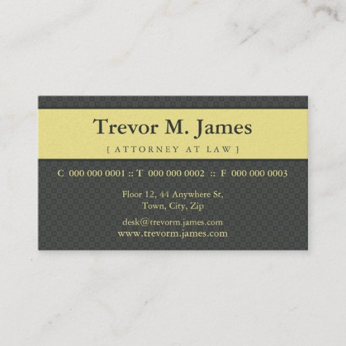 CLASSY BUSINESS CARD :: stately 1L