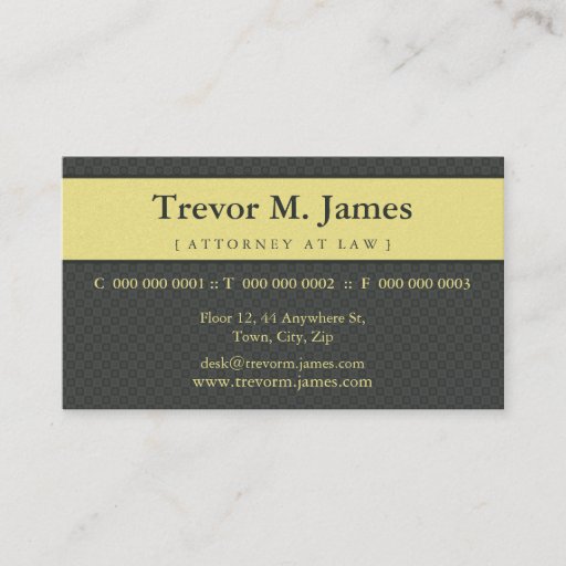 Customizable CLASSY BUSINESS CARD :: stately 1L