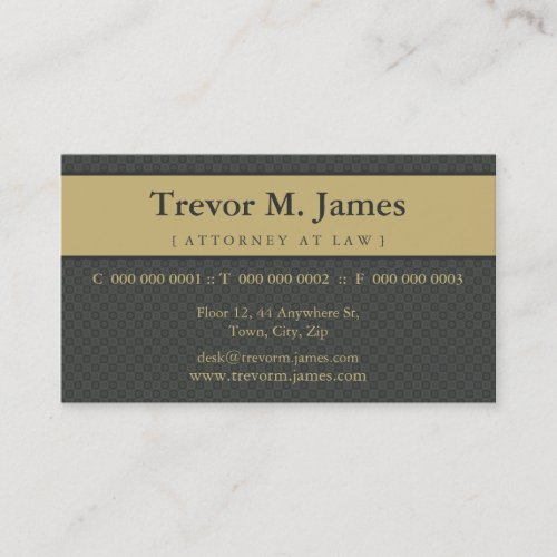 CLASSY BUSINESS CARD :: stately 3L